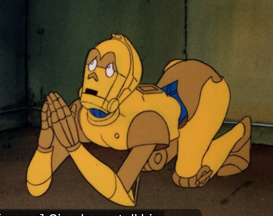droids cartoon screenshot begging ass-up