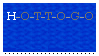  HOT TO GO lyrics stamp gif blue